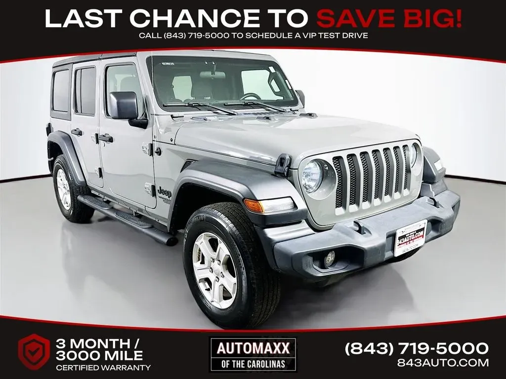 2021 Jeep Wrangler Unlimited Sport S for sale in Summerville, SC