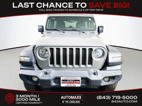 Photos of 2021 Jeep Wrangler Unlimited Sport S for sale in Summerville, SC at Automaxx of the Carolinas