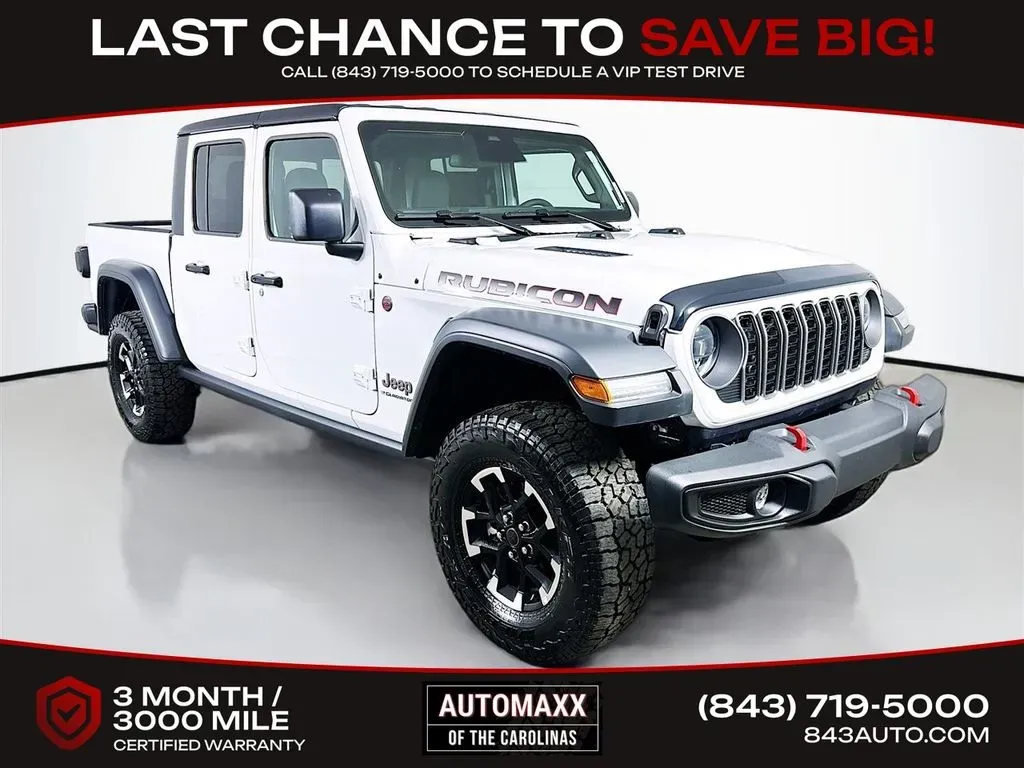 White 2026 Jeep Gladiator Rubicon for sale in Summerville, SC