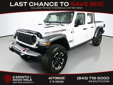 Another view of 2026 Jeep Gladiator Rubicon for sale in Summerville, SC at Automaxx of the Carolinas