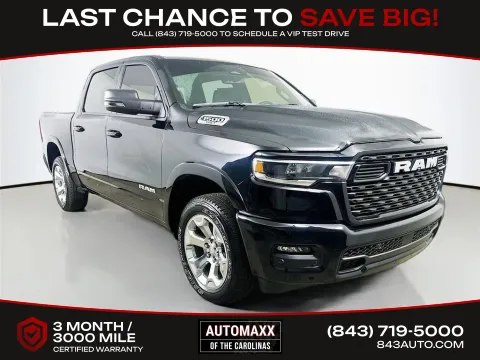 Black 2025 Ram 1500 Big Horn/Lone Star for sale in Summerville, SC