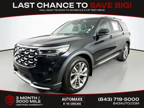 Another view of 2025 Ford Explorer Platinum for sale in Summerville, SC at Automaxx of the Carolinas