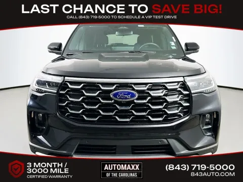 Photos of 2025 Ford Explorer Platinum for sale in Summerville, SC at Automaxx of the Carolinas