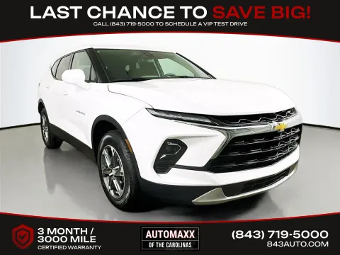 White 2024 Chevrolet Blazer LT for sale in Summerville, SC