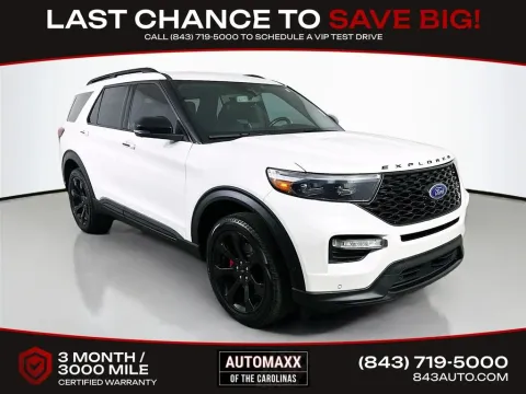 White 2022 Ford Explorer ST for sale in Summerville, SC