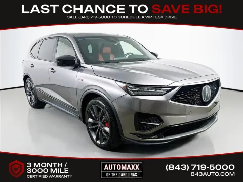 Silver 2022 Acura MDX Type S for sale in Summerville, SC