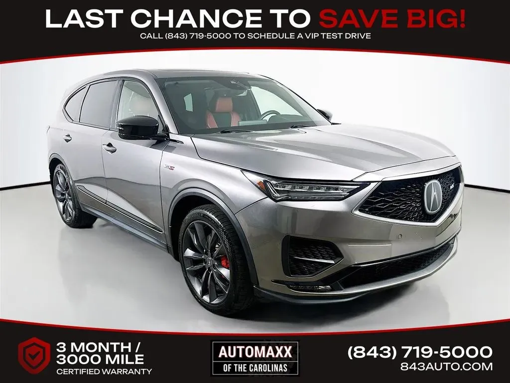 Silver 2022 Acura MDX Type S for sale in Summerville, SC