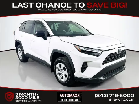 White 2025 Toyota RAV4 LE for sale in Summerville, SC