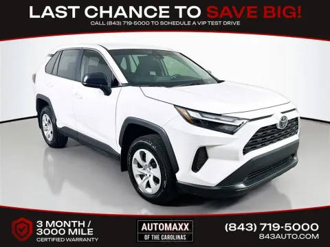 White 2025 Toyota RAV4 LE for sale in Summerville, SC