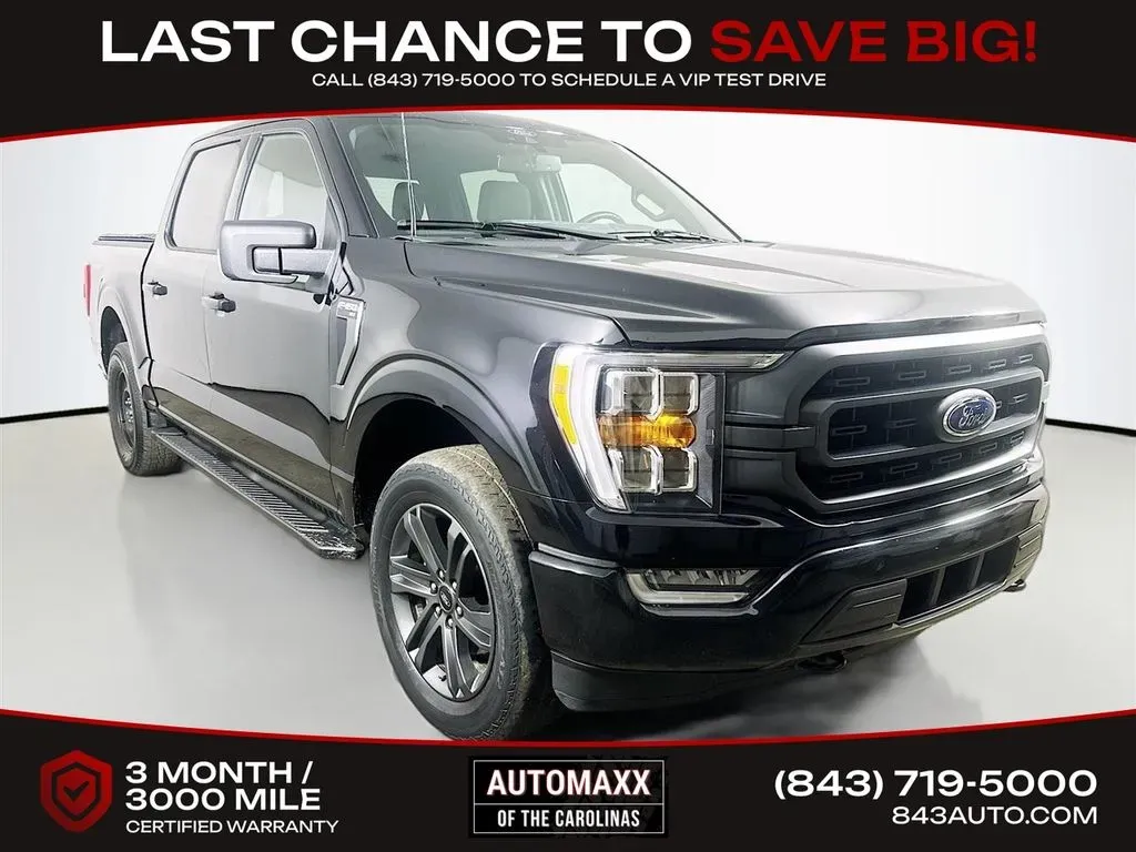 Black 2023 Ford F-150 XLT for sale in Summerville, SC