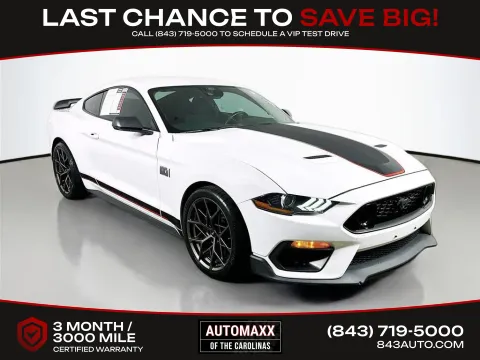 White 2022 Ford Mustang Mach 1 for sale in Summerville, SC