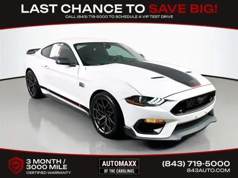 White 2022 Ford Mustang Mach 1 for sale in Summerville, SC