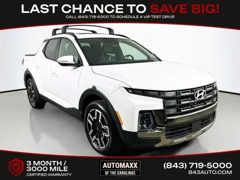 White 2025 Hyundai Santa Cruz Limited for sale in Summerville, SC