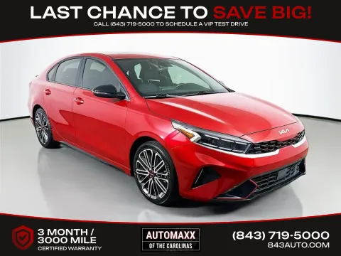 Red 2024 Kia Forte GT for sale in Summerville, SC