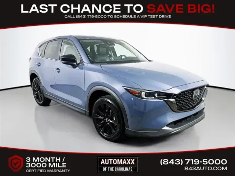 Gray 2025 Mazda CX-5 2.5 S Carbon Edition for sale in Summerville, SC