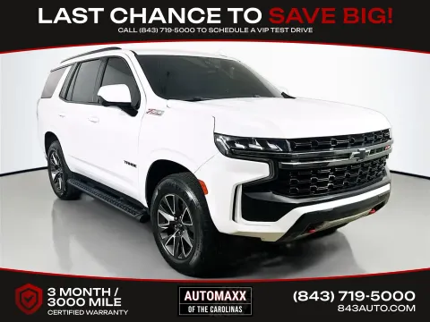 White 2022 Chevrolet Tahoe Z71 for sale in Summerville, SC