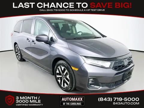 Black 2025 Honda Odyssey EX-L for sale in Summerville, SC