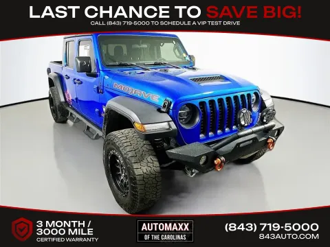 Blue 2021 Jeep Gladiator Mojave for sale in Summerville, SC