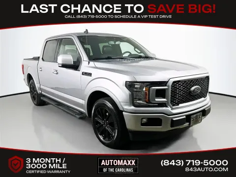Silver 2020 Ford F-150 Lariat for sale in Summerville, SC