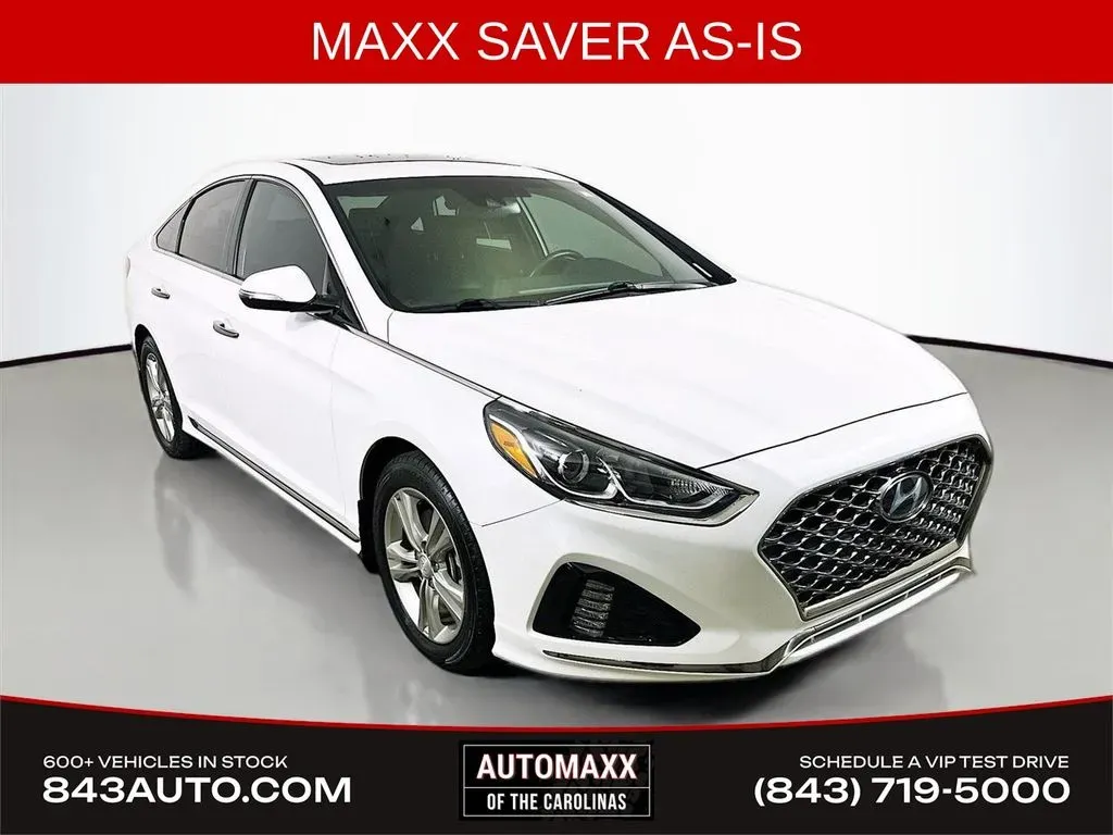 White 2019 Hyundai Sonata Sport for sale in Summerville, SC