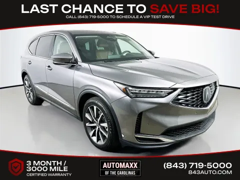Gray 2025 Acura MDX Technology Package for sale in Summerville, SC