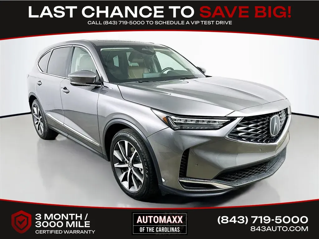 Gray 2025 Acura MDX Technology Package for sale in Summerville, SC