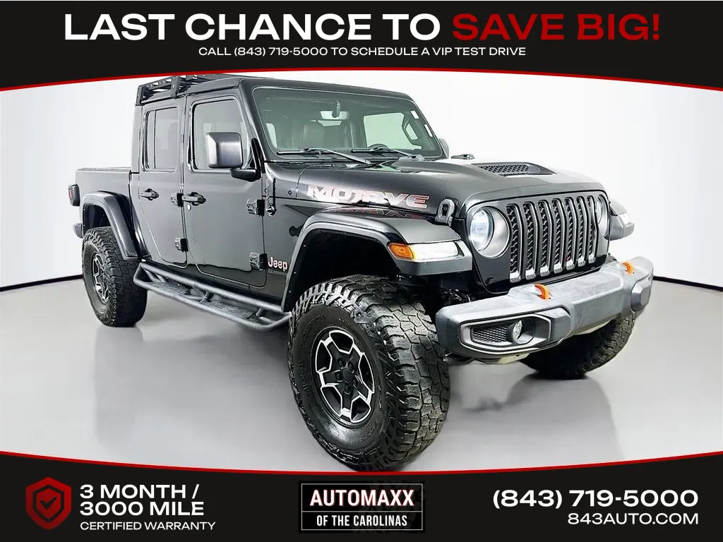 Black 2021 Jeep Gladiator Mojave for sale in Summerville, SC