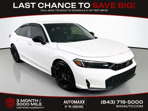 White 2025 Honda Civic Sport for sale in Summerville, SC