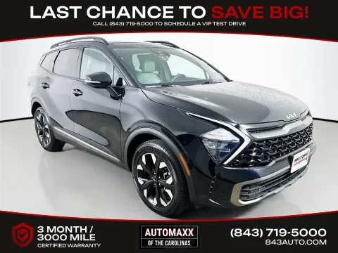 Black 2023 Kia Sportage X-Line for sale in Summerville, SC