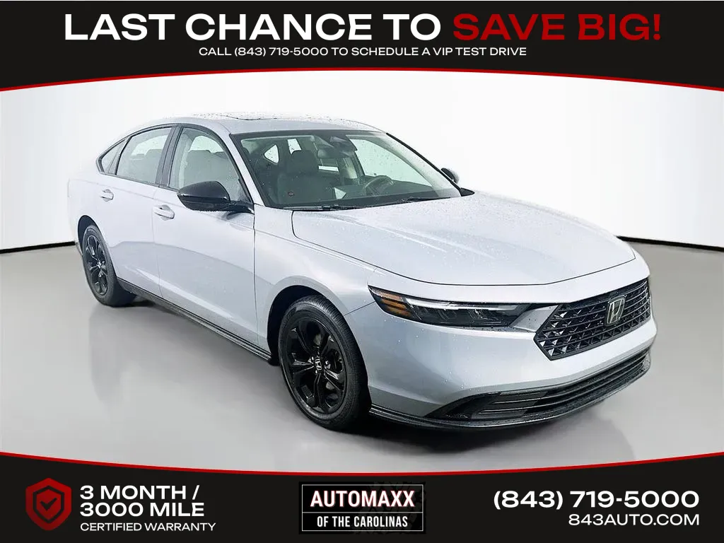 Unknown 2025 Honda Accord SE for sale in Summerville, SC