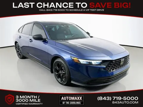 Unknown 2025 Honda Accord SE for sale in Summerville, SC