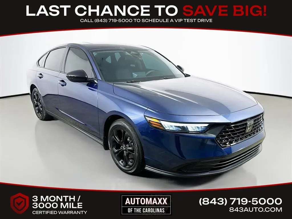 Unknown 2025 Honda Accord SE for sale in Summerville, SC