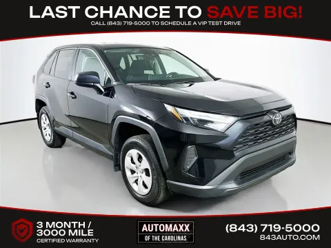 Black 2024 Toyota RAV4 LE for sale in Summerville, SC