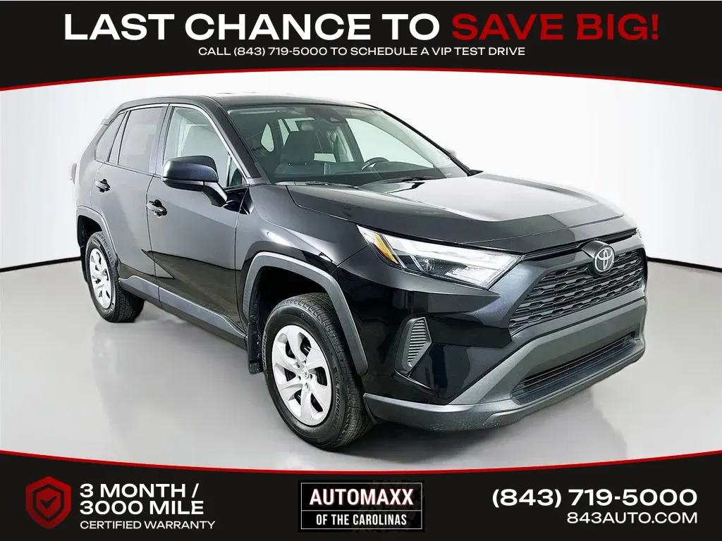 Black 2024 Toyota RAV4 LE for sale in Summerville, SC