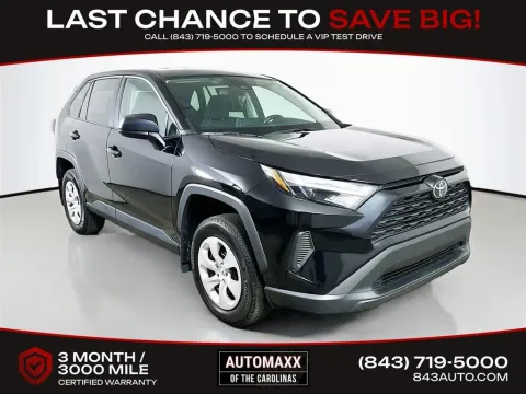 Black 2024 Toyota RAV4 LE for sale in Summerville, SC