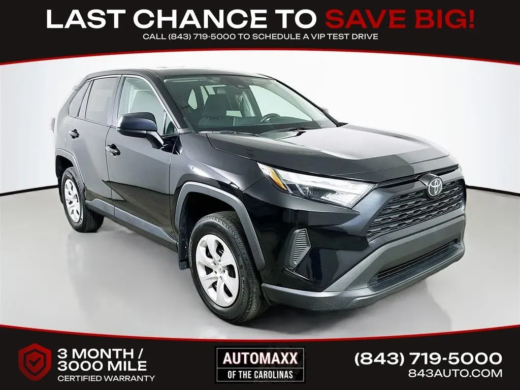 Black 2024 Toyota RAV4 LE for sale in Summerville, SC