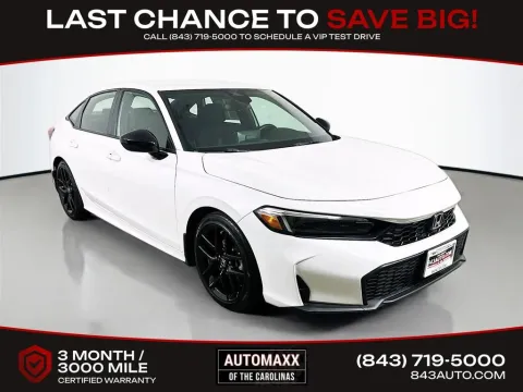 White 2025 Honda Civic Sport for sale in Summerville, SC