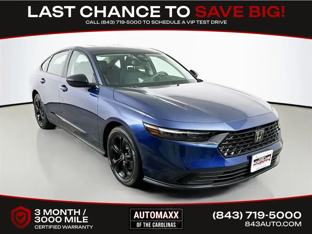 Unknown 2025 Honda Accord SE for sale in Summerville, SC