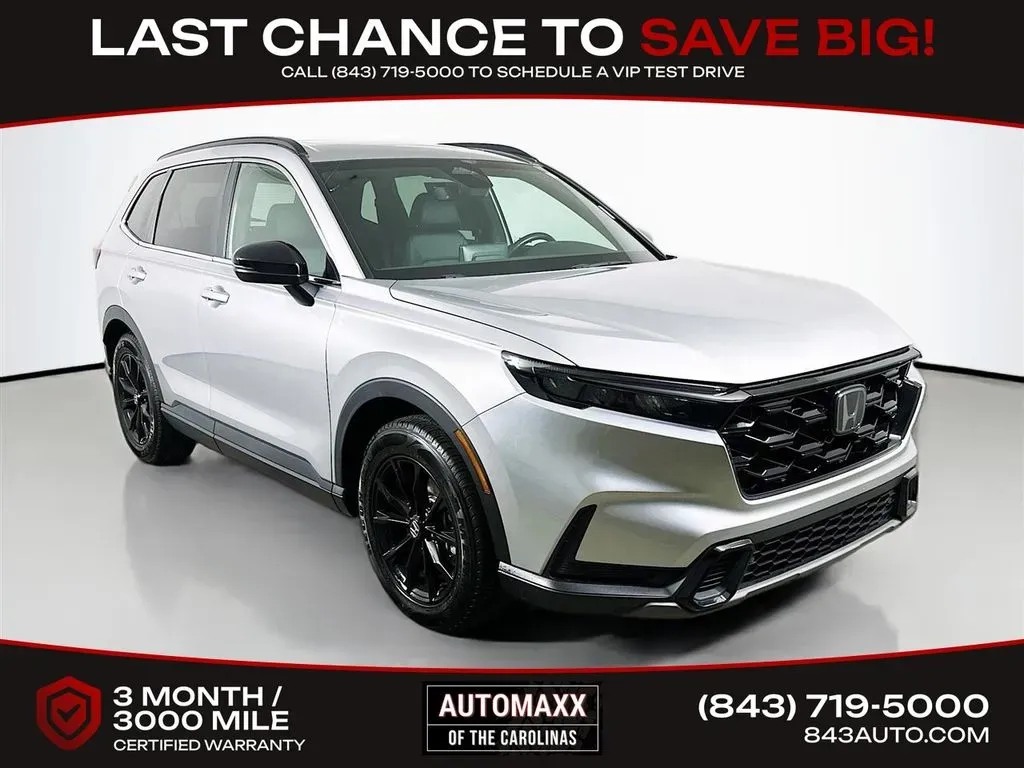 Silver 2025 Honda CR-V Hybrid Sport-L for sale in Summerville, SC