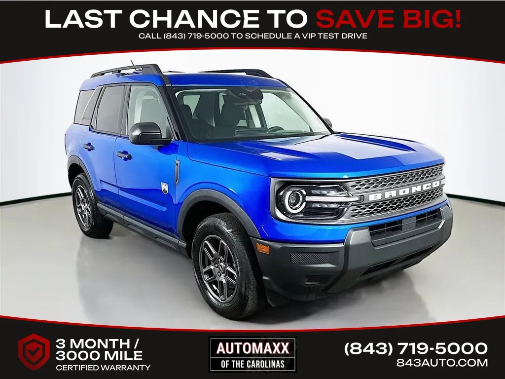 Blue 2025 Ford Bronco Sport Big Bend for sale in Summerville, SC
