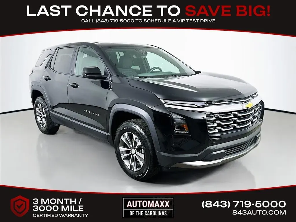 Black 2026 Chevrolet Equinox LT for sale in Summerville, SC
