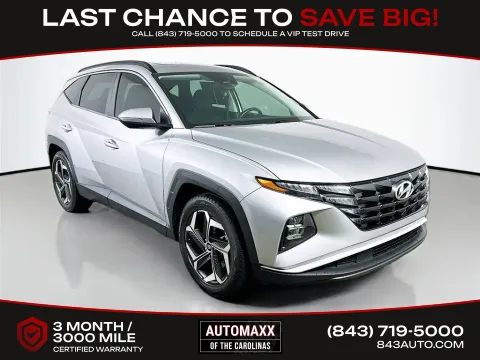 Silver 2022 Hyundai Tucson SEL for sale in Summerville, SC