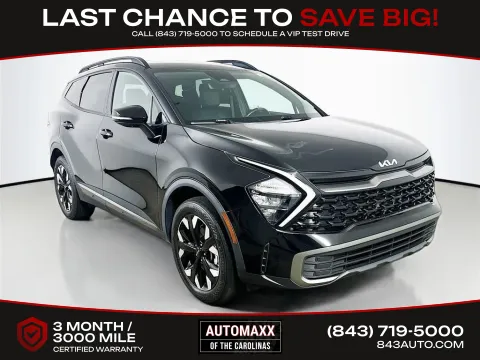 Black 2023 Kia Sportage X-Line for sale in Summerville, SC