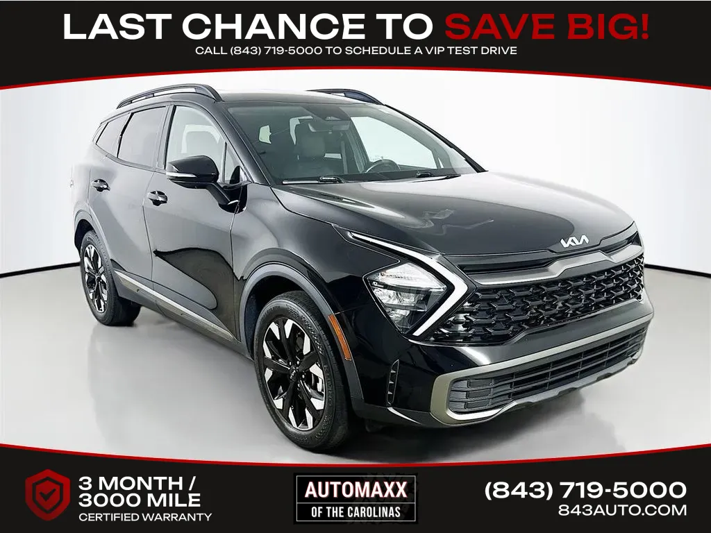Black 2023 Kia Sportage X-Line for sale in Summerville, SC