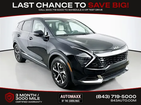 Black 2025 Kia Sportage EX for sale in Summerville, SC