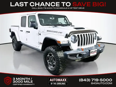 White 2022 Jeep Gladiator Mojave for sale in Summerville, SC