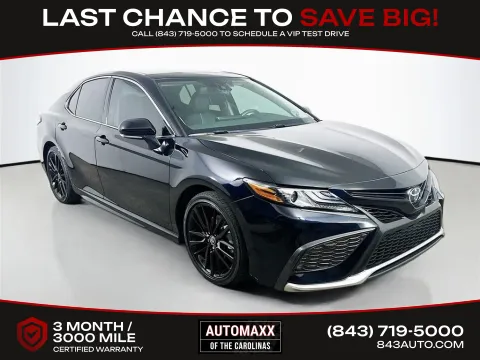 Black 2022 Toyota Camry XSE V6 for sale in Summerville, SC