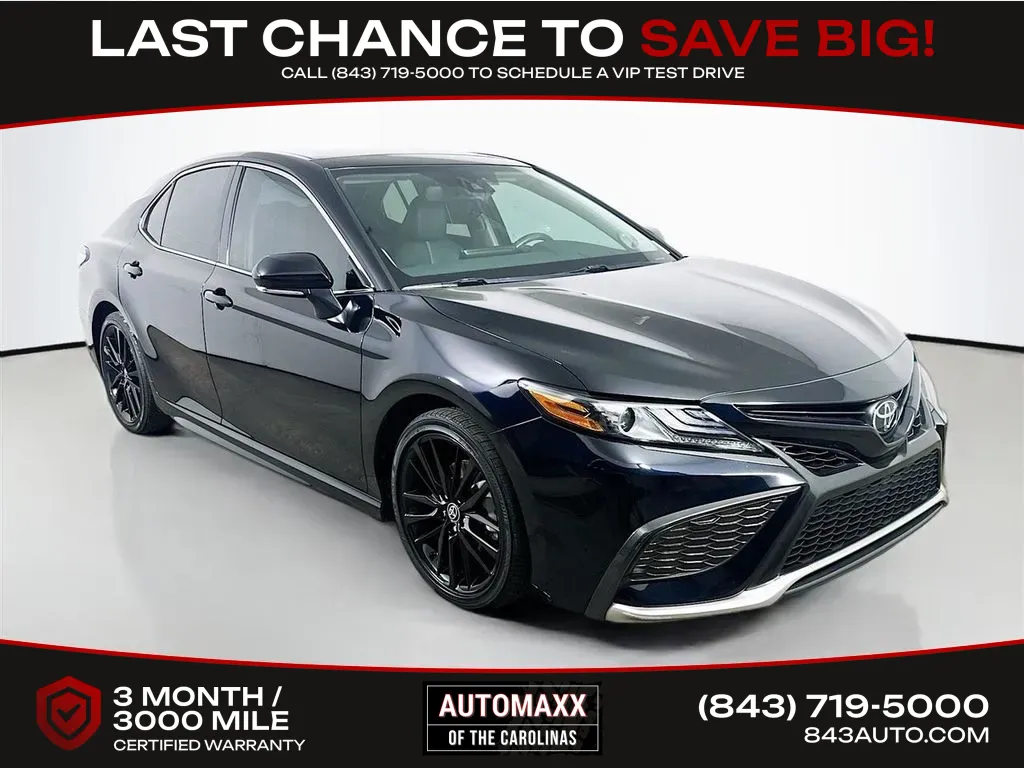 Black 2022 Toyota Camry XSE V6 for sale in Summerville, SC