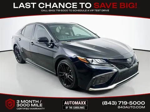 Black 2022 Toyota Camry XSE V6 for sale in Summerville, SC
