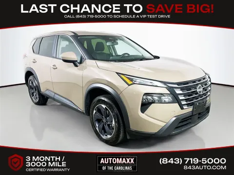 Beige 2025 Nissan Rogue SV for sale in Summerville, SC